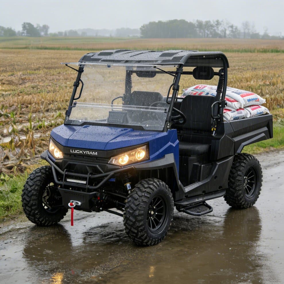 4WD Farm UTV PKE Keyless 80-100km Range 14 Inch Off Road တာယာများ
