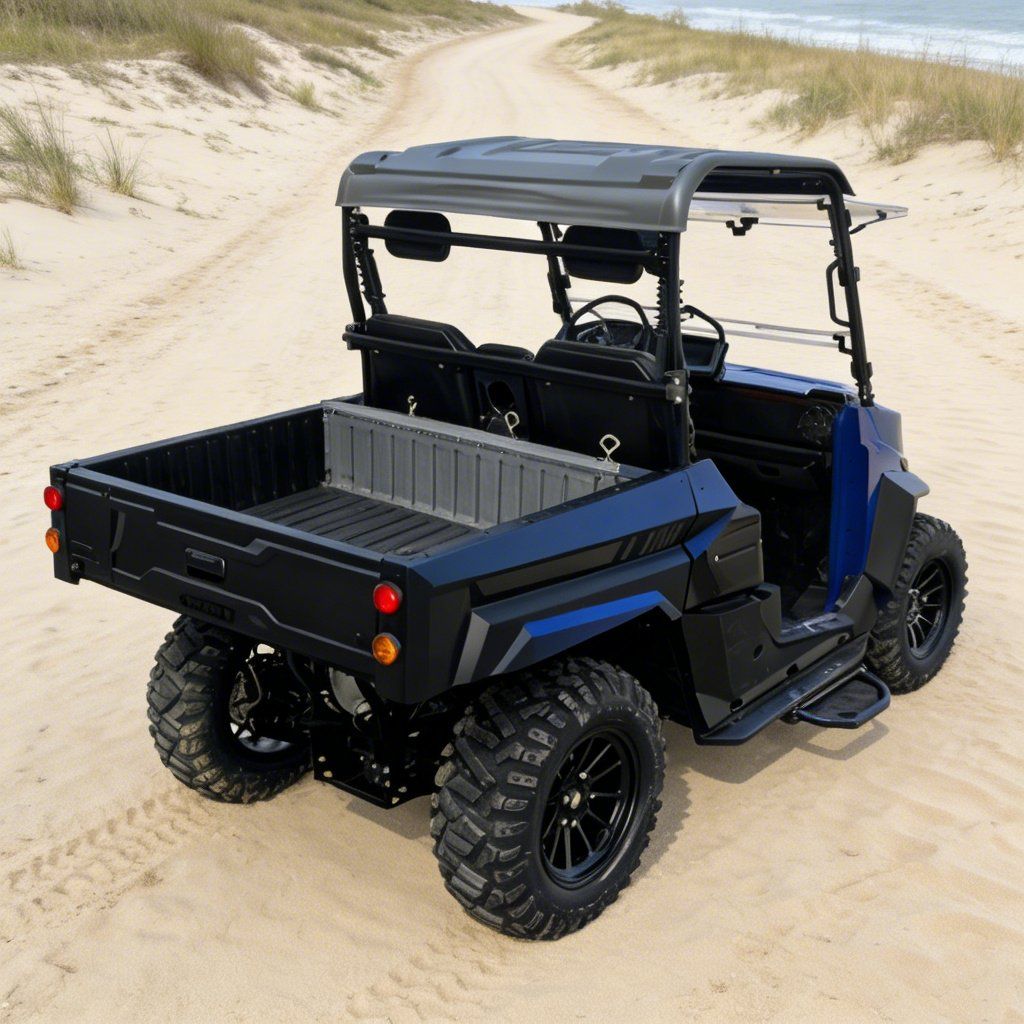 Jobsite 14 လက်မတာယာများအတွက် လျှပ်စစ် UTV 4WD 73.6V 20KW Peak Power